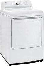 LG DLE6100W 7.3 Cu. Ft. Electric Smart Dryer White