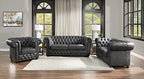 Lexicon 194840110002 Davisville 3-Piece Gray Living Room Set