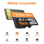 elecacc 16GB microSD Card 2-Pack, UHS-I Class 10