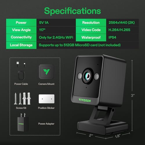 VIVOSUN GrowCam C4 and AeroWave E6 Grow Tent Camera and Clip Fan — main product image
