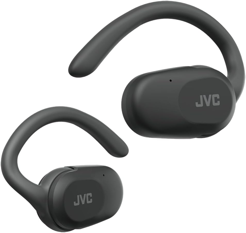 JVC HANP40T Open Ear Wireless Earbuds Bluetooth 5.4 Black