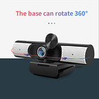 DDYYDS 1080P Webcam with Privacy Cover and Built-In Speaker