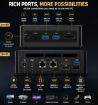 TOPCtec T01 AMD Ryzen AI 9 370 Mini PC Workstation
