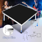 TUDULY 4×4 FT Modular Aluminum Portable Stage Platform