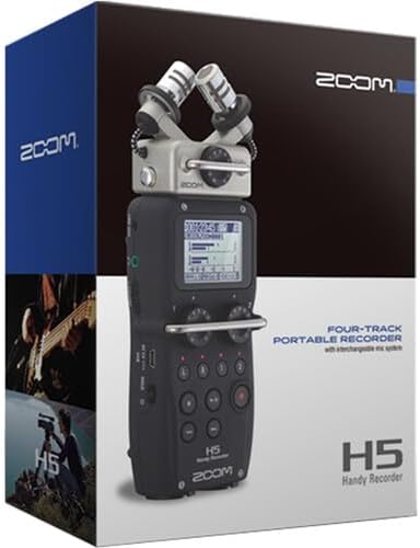 Zoom H5 Portable Audio Recorder XLR Mic Bundle