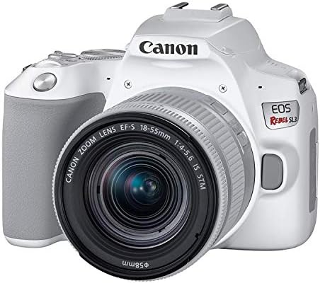 Canon 3457C001 EOS Rebel SL3 White DSLR Camera Kit