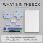 WCDZSU Conductive Rubber Pad Repair Kit for PS4 JDM-020 Controller