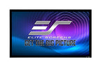 Elite Screens ER122H-SB9 Sable Frame StarBright 9 Screen