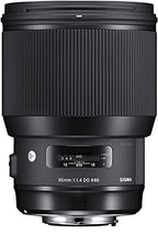 Sigma 85mm f/1.4 DG HSM Art Lens Canon EF Bundle