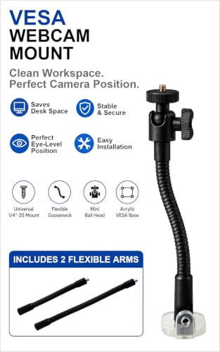 VUESTAND V1 VESA-Mounted Gooseneck Webcam Mount — main product image