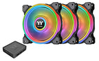 Thermaltake CL-F089-PL14SW-B Riing Quad 140mm RGB Fan 3-Pack