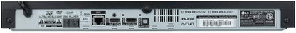 LG UBK80 4K Ultra HD Multi-Region Blu-ray Player + HDMI Cable