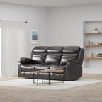 Lexicon 194840124092 Miramar Reclining Sofa Dark Brown