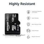Amazon Basics 128GB microSDXC U3 A2 Memory Card
