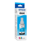 Epson T664220-S Cyan EcoTank Ink Bottle - High Capacity