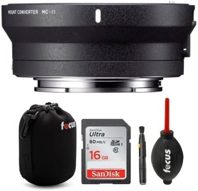 Sigma 89E965_K1 MC-11 Canon EF to Sony E-Mount Converter Bundle