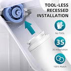 GEUBN9 EDR4RXD1-Compatible Refrigerator Water Filter