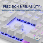 Mars Gaming MK422 RGB Mechanical Keyboard with Red Switches
