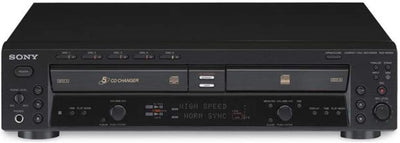 Sony RCDW500C CD Player/Recorder - Dual Deck MP3 Playback