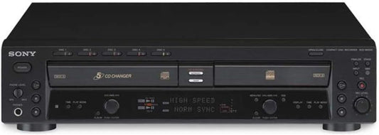 Sony RCDW500C CD Player/Recorder - Dual Deck MP3 Playback