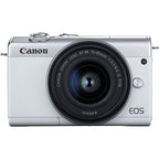 Canon EOS M200 Mirrorless Camera 15-45mm Lens Bundle - Renewed