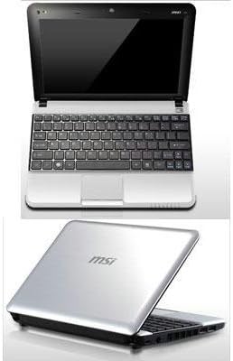 MSI U135-206US 10-Inch Netbook Silver — main product image