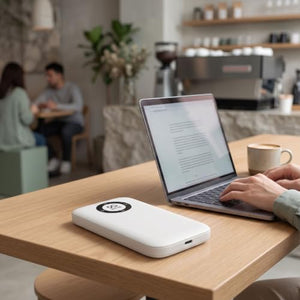 LICAEVEY 5G WiFi 6 Mobile Hotspot Router with 6000mAh Battery