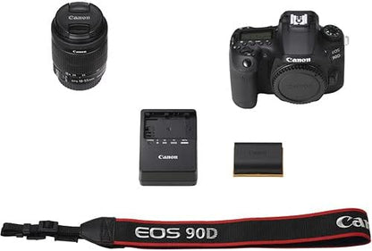 Canon 3616C009 EOS 90D DSLR Camera Bundle (Renewed)