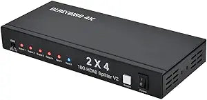 Monoprice Blackbird 4K 2x4 HDMI Splitter Switch — main product image