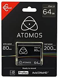 Atomos ATOMCFT064 64GB C-Fast Recording Card