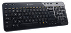 Logitech K360 Wireless Keyboard - Compact, Black (Renewed)