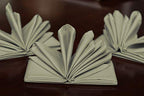 Atlas Kitchen Pastel Brown Cotton Dinner Napkins - Set of 8