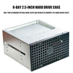 Masreoi 2.5-Inch Hard Drive Converter Bracket, 2 to 8 Bay