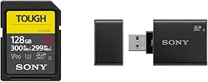 Sony Tough-G 128GB SDXC UHS-II Card & Reader