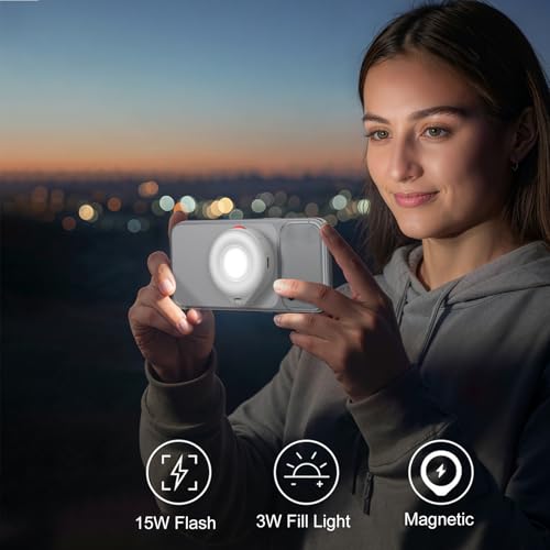ZAICOLER Magnetic COB LED Selfie Light for Content Creators — main product image
