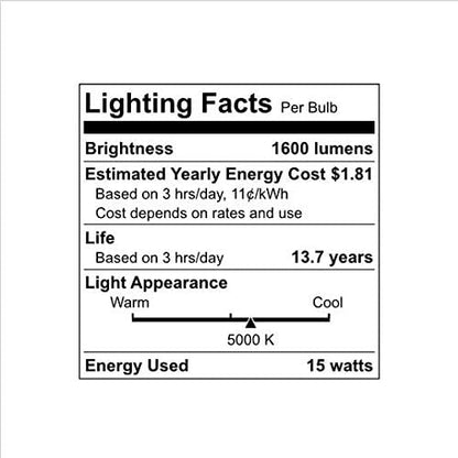 GE Soft White 100W Replacement LED A19 Light Bulbs 4-Pack