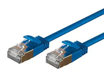 Monoprice 127431 SlimRun Cat6A Ethernet Cable - 1ft Blue