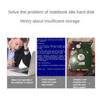 Generic Encrypted 2.5-Inch Hard Drive Enclosure with PIN Lock
