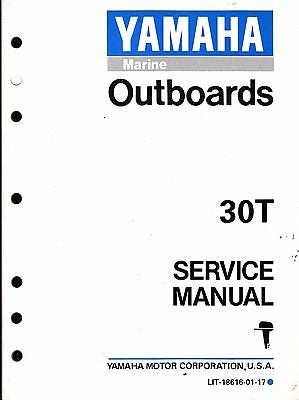 Yamaha 30T Outboard Motor Service Manual LIT-18616-01-17 — main product image