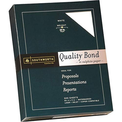 Panasonic 31-620-10 Southworth Quality Bond Paper White