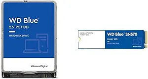 WD 2TB Blue HDD & 1TB Blue SN570 NVMe SSD Bundle