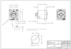 Neutrik NL4MP Speakon Panel Mount Connector (4-Pack)