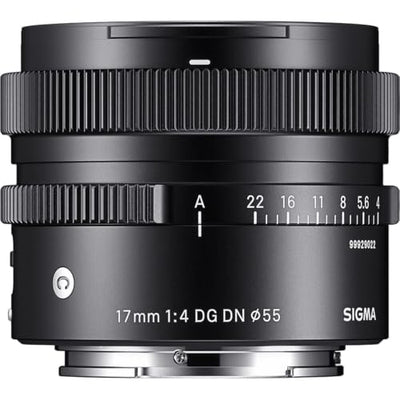 Sigma 17mm f/4 DG DN Contemporary Sony E Wide-Angle Lens Bundle
