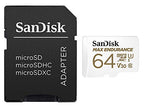 SanDisk SDSQQVR-064G Max Endurance 64GB MicroSD Card