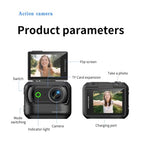 NKVADZBSFEP 1080P Wearable Palm-Sized Mini Action Camera