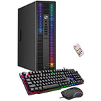 HP EliteDesk RGB AMD A-Series Gaming PC Renewed