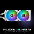 Thermaltake TH240 ARGB 240mm AIO Liquid CPU Cooler