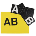 Westcott 15858 LetterCraft 3-Inch Helvetica Vinyl Letters