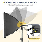 Torjim 16-Inch Softbox Continuous Studio Lighting Kit