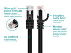 Monoprice 109795 Flexboot Cat6 Ethernet Cable 1ft
